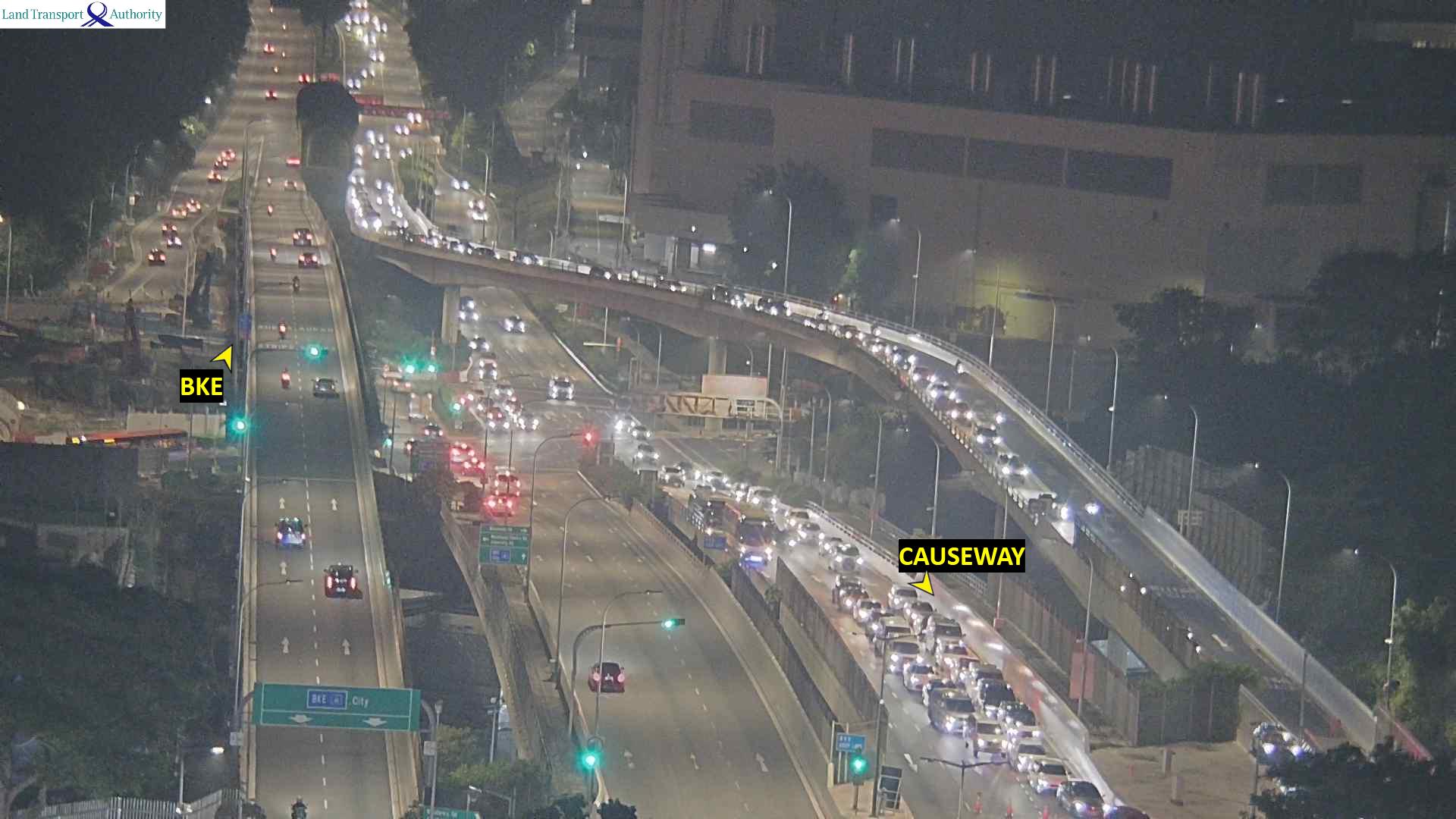 Official LTA traffic camera: Woodlands Checkpoint